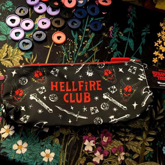 Stranger Things Hellfire Club - Pen/pencil case W/tag - Picture 1 of 3